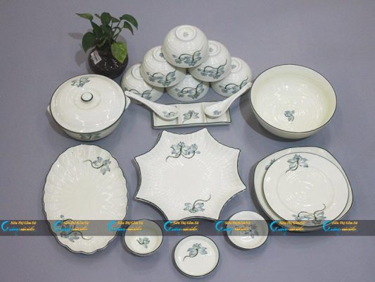 Bát đĩa Bát Tràng- Sự lựa chọn hoàn hảo cho dòng bát đĩa nhà hàng